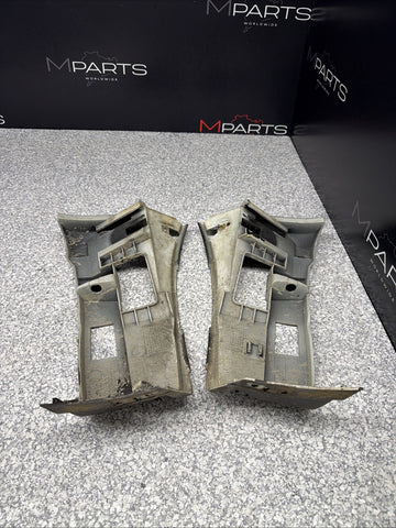 01-06 BMW E46 M3 FRONT BUMPER COVER GUARDS BRACKETS 2695247