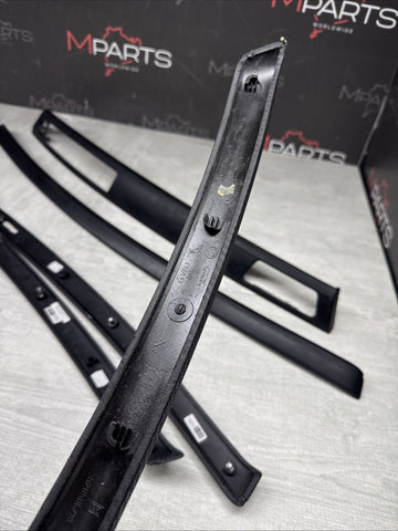 08-13 BMW E92 E93 M3 Interior Trim Set Carbon Leather OEM Genuine *4 Broken Tabs