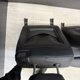 16-18 BMW F87 M2 Coupe Interior Front Left Passenger Seats Black Blue Stitching