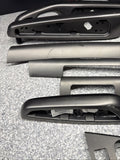 01-06 BMW E46 M3 Convertible Interior Armrests Trim Set Titan Shadow Grey