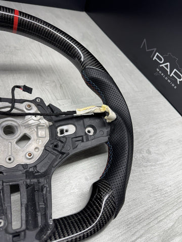BMW 21-24 G80 G82 G83 M3 M4 Carismo Carbon Fiber Steering Wheel Tri Stitch AUTO