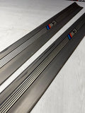 96-99 BMW E36 M3 Coupe / Convertible Door Sills Trims Pair Grey OEM