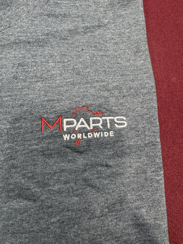 Mpartsworldwide Classic  Tee T Shirt T-Shirt 2025 Gray Company Design L Large