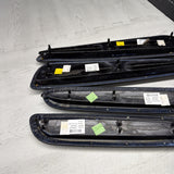 01-06 BMW OEM E46 M3 Coupe Trim Armrest Pads Set Black 8238622