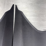 BMW E90 M3 08-11 Sedan Rear Windshield Upper C Pillar Cover Trims Set Black OEM