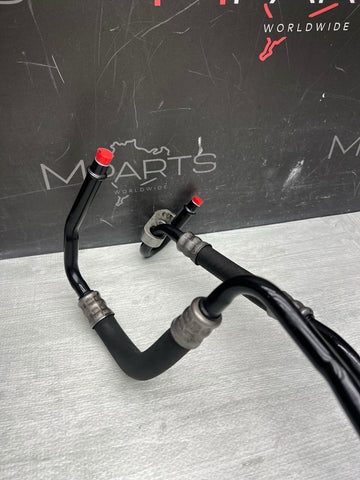 08-13 BMW E90 E92 E93 M3 S65 DCT Transmission Oil Cooler Lines 2283585