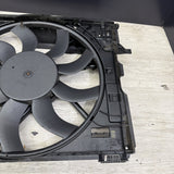 15-20 OEM BMW F80 F82 F83 M3 M4 Electric Radiator Cooling Fan w/Shroud *Cracked