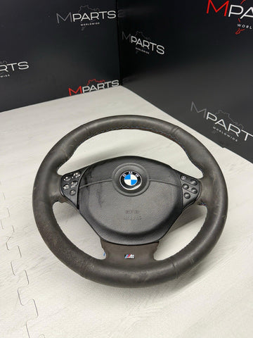 99-02 BMW E36 Z3 M M3 Steering Wheel Black 3 Spoke 32342229487 Prev Rewrapped