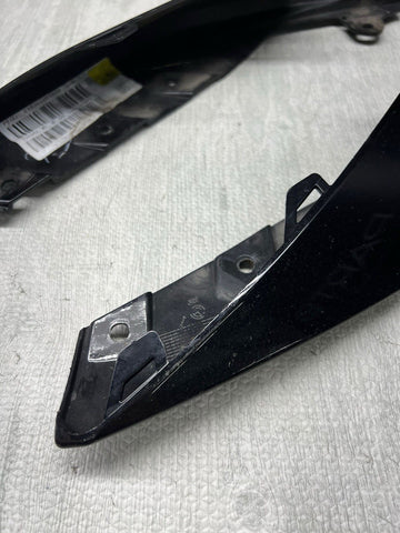 21-25 BMW G80 G82 G83 M3 M4 OEM Gloss Black Front Bumper Corner Splitters