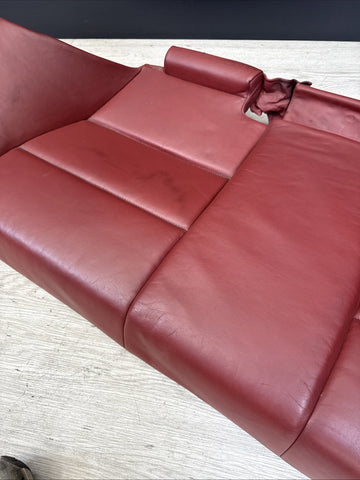 2001-2006 BMW E46 M3 Coupe Rear Seat Bottom Bench Imola Red OEM