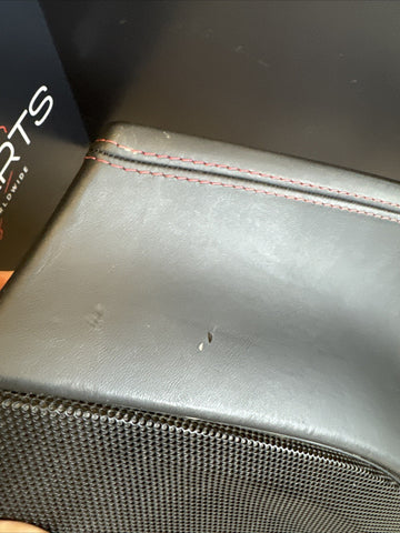 Right Passenger Door Card Panel Black / Red Stitching 19-23 Ferrari F8 Tributo