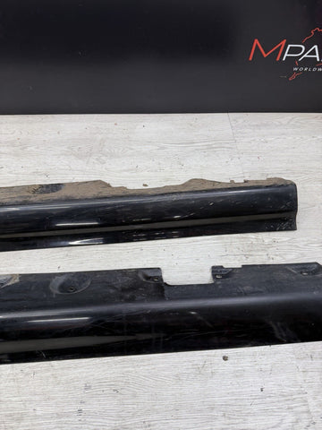 01-06 BMW E46 M3 Rocker Panel Side Skirts OEM Jet Black