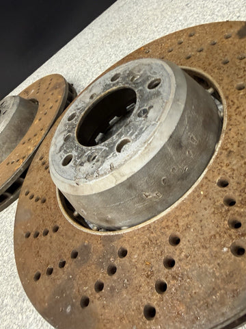 06-10 BMW E60 E63 E64 M5 M6 FRONT BRAKES DISCS ROTORS
