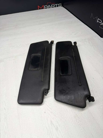 96-99 BMW E36 M3 CONVERTIBLE SET FRONT SUN VISORS BLACK OEM