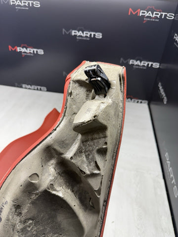 BMW F82 M4 Coupe Rear Sakhir Orange Leather Seat Side Bolsters Pair 8058134