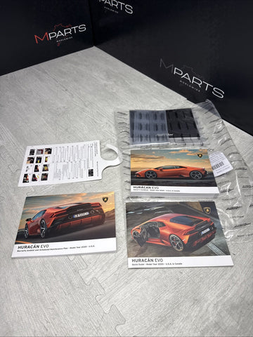 Lamborghini Huracan EVO AWD Owner's Manual Service Hand Book Handbook Books