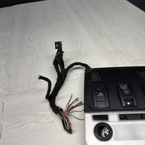 06-13 BMW E82 E90 335 M3 Front Roof Overhead Light Sunroof Control Switch OEM
