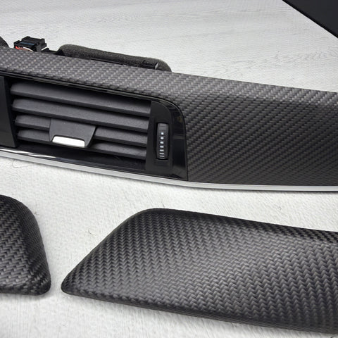 BMW F87 M2 16-21 Front Dry Carbon Fiber Interior Trim Panel Set of 4 OEM