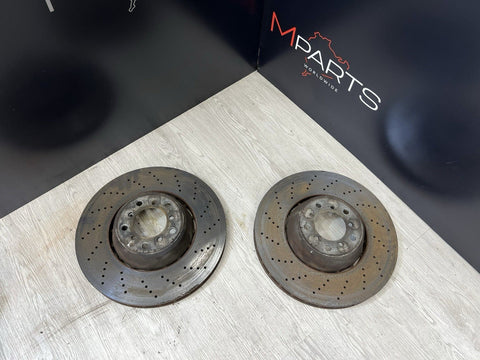 OEM 06-10 BMW E60 E63 E64 M5 M6 FRONT BRAKES DISCS ROTORS