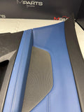 BMW 21-26 G82 G83 M4 Coupe Rear Left Driver Side Door Panel Fjords Blue