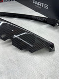 Carbon Fiber M Performance Front Bumper Lip 21-26 BMW G80 G82 G83 M3 M4 *Cracked