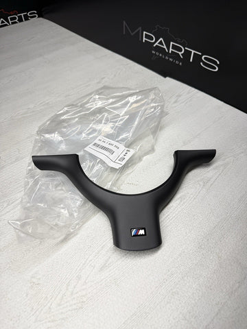NEW OEM 01-06 BMW E46 M3 Lower Steering Wheel Trim Cover Plate Black 32347833355