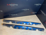 01-06 BMW E46 M3 Rocker Panel Side Skirts Pair OEM Blue