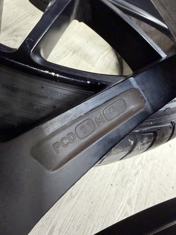 20x9 Niche M190 GAMMA MATTE BLACK WHEELS RIMS BMW 5x120 SET