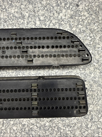 01-06 BMW E46 M3 Front Fender Vents Grilles Grills Chrome Genuine OEM No Emblems