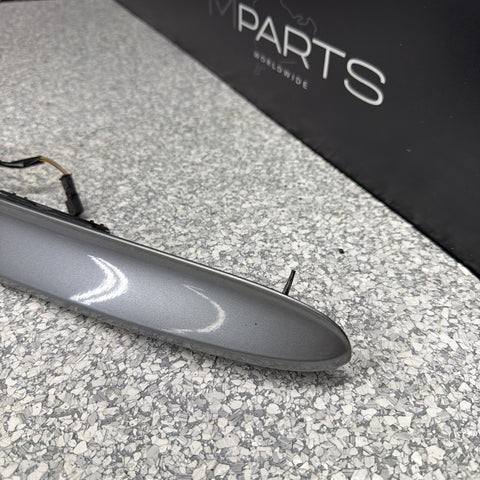 01-06 BMW E46 M3 Convertible Trunk Lid Grip Key Deck Handle Silver Gray