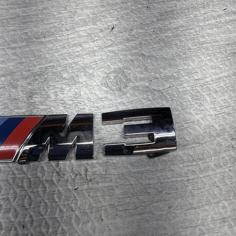 08-13 BMW E90 E92 E93 M3 Trunk EMBLEM LOGO BADGE OEM