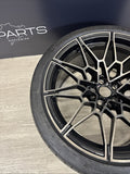 BMW M3 M4 G80 G82 G83 21-25 826M BLACK 20" REAR WHEEL RIM OEM 20x10.5