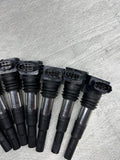15-19 Ferrari 488 Spider 2017 3.9L Engine Ignition Coil Coils Set 8 PCS