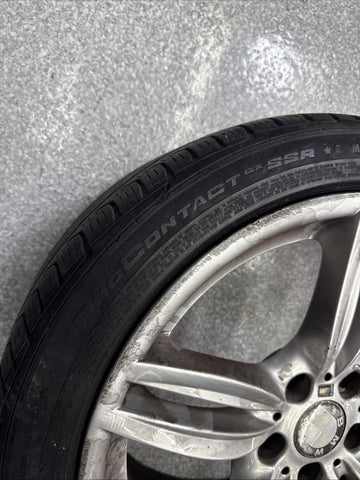 OEM BMW F10 F13 Front Wheel Rim 19x8.5 ET33 M Double Spoke Style 351 Silver