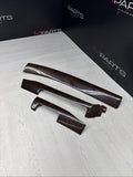 01-06 BMW E46 325 330 M3 Headlight Switch Radio Dash Trims Wood