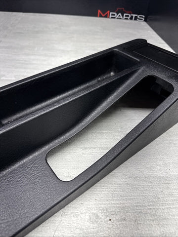 BMW E36 M3 COUPE BLACK CENTER CONSOLE STORAGE COMPARTMENT TRIM ARMREST DELETE