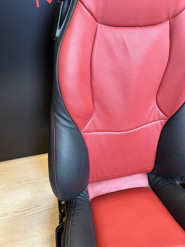 98-02 BMW Z3M Convertible Interior Front Heated Seats Blue / Black *Notes*