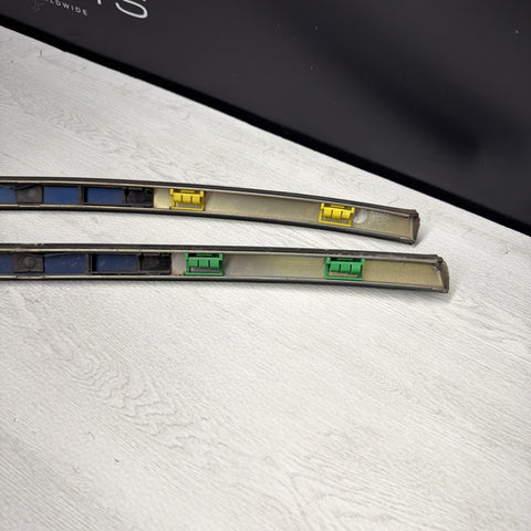 BMW E46 330CI M3 325CI Roof Rails Moldings Trims Faded Pair Coupe OEM