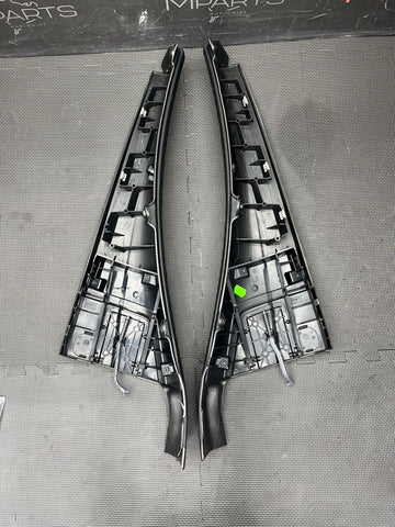 08-13 BMW E93 328 335 M3 Convertible Rear Lateral Covers Trims Panels Black OEM