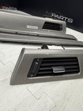 09-13 OEM BMW E92 E93 335is Dash Glacier Silver Aluminum Interior Trim Set