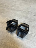 NEW BMW E46 M3 RADIATOR MOUNTS SUPPORT BRACKETS PAIR GENUINE OEM 17.111436264