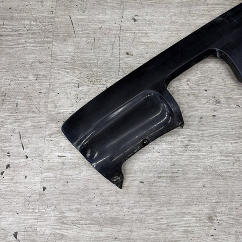 01-06 BMW E46 M3 Rear Bumper Lower Lip Diffuser Trim Panel OEM Carbon Black