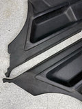 BMW OEM E36 M3 95-99 Coupe Rear Black Leather Door Cards Panels