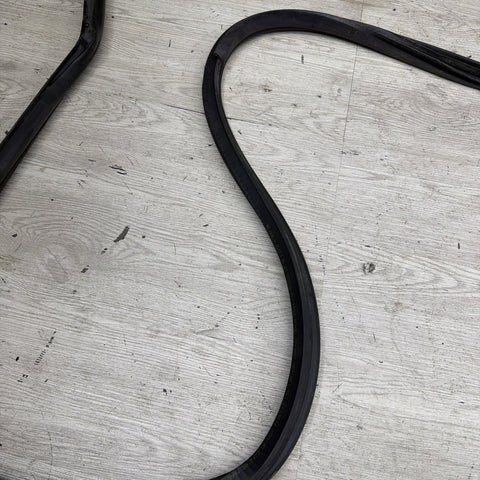 BMW E46 M3 01-06 Passenger Right Side Door Weather Strip Seal Black OEM