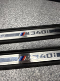 20-22 OEM BMW G20 M340 Front Door Sill Scuff Plates Covers Trims