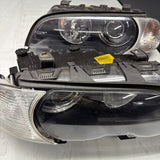 2001 BMW E46 M3 ORIGINAL Single Xenon Headlights Head Lights Corner Lights