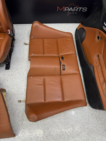 01-06 BMW E46 M3 Convertible Interior Front Rear Heated Seats Cinnamon Complete