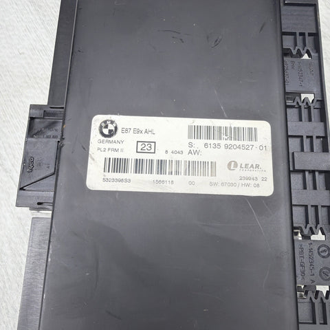 07-10 BMW E90 E91 E92 E93 FRM 2 FRM2 PL2 FOOTWELL CONTROL MODULE 9166709 OEM