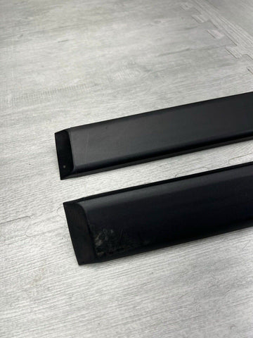 BMW E36 M3 Sedan 1992-1998 DOOR MOULDING REAR PAIR BLACK OEM