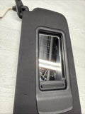 08-13 OEM BMW E92 328 335 M3 Coupe Right Passenger Sun Visor Black Felt